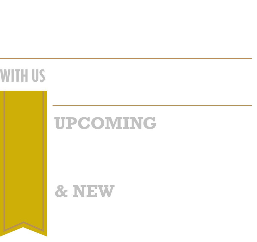Stay connected with us to find out about upcoming events & new products