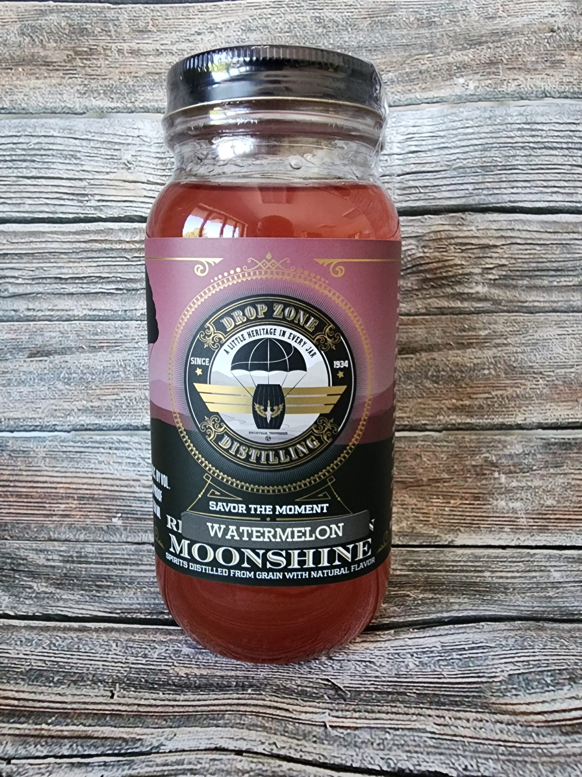 Jar of Watermelon Moonshine Moonshine